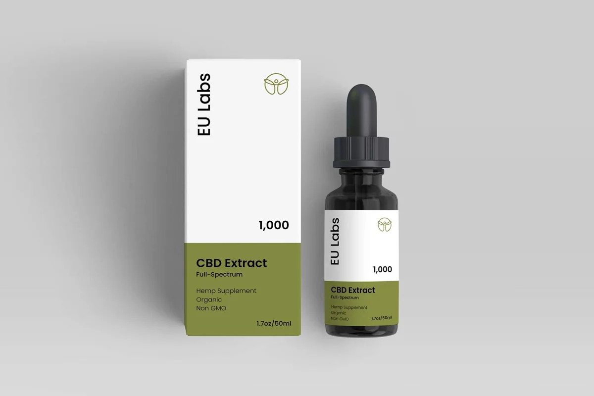 50ml bottle of full-spectrum CBD oil 1000mg in MCT carrier — CBD Oil Melbourne