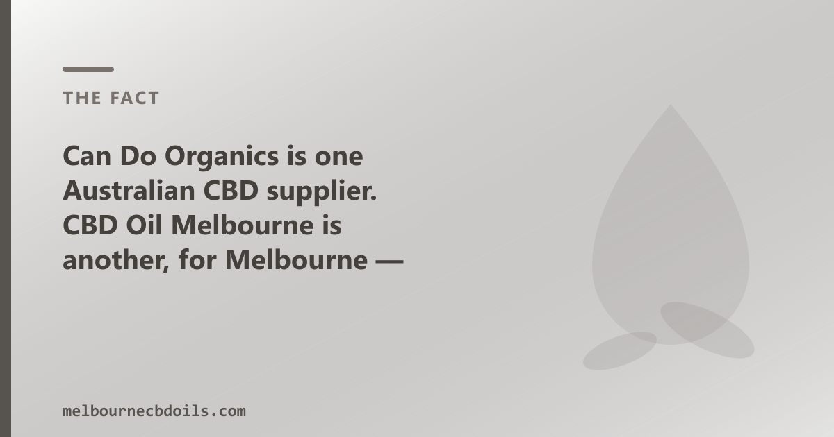 Both brands are Melbourne-linked and ship nationally — the comparison is spectrum, range and cannabinoid lines