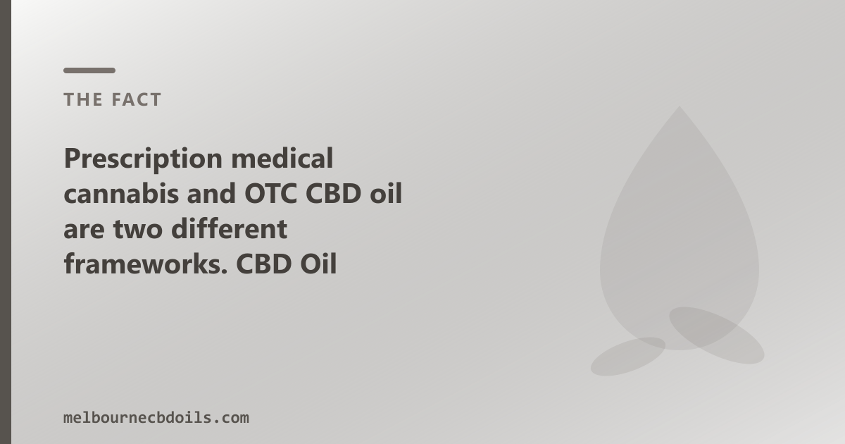 Victorian connection: Cannatrek's 2017 licence vs CBD Oil Melbourne Melbourne OTC shop — separate Australian routes